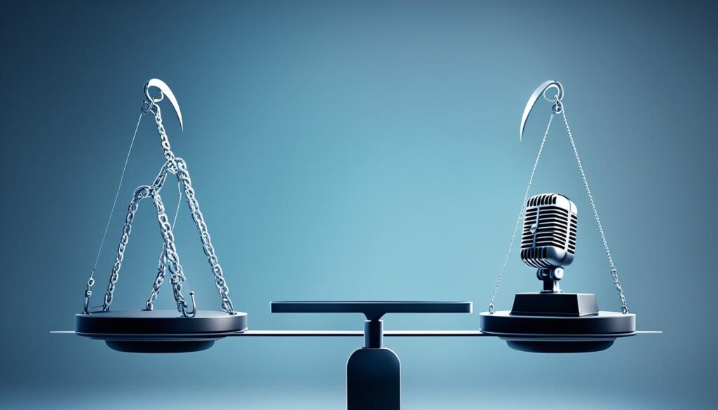 free speech vs. compelled speech