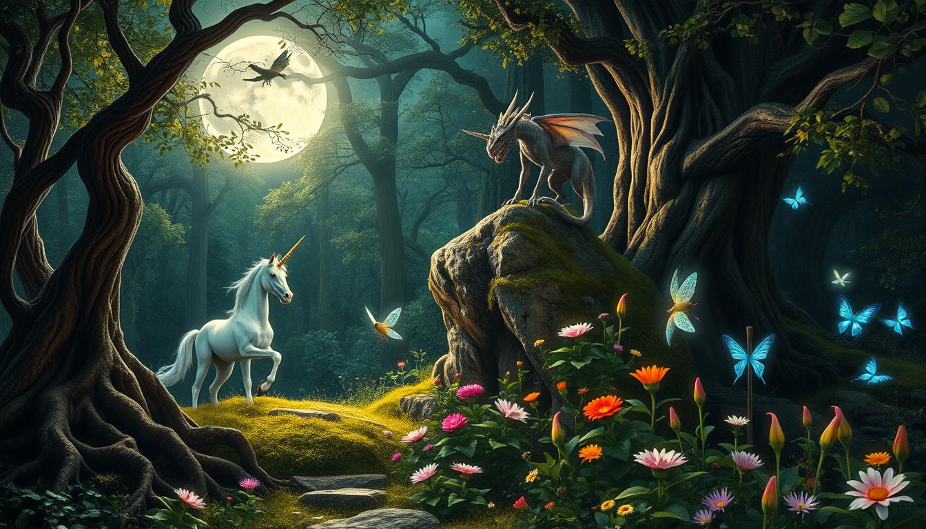 Mythical Creatures popular folklore tales - fairy tales - myths