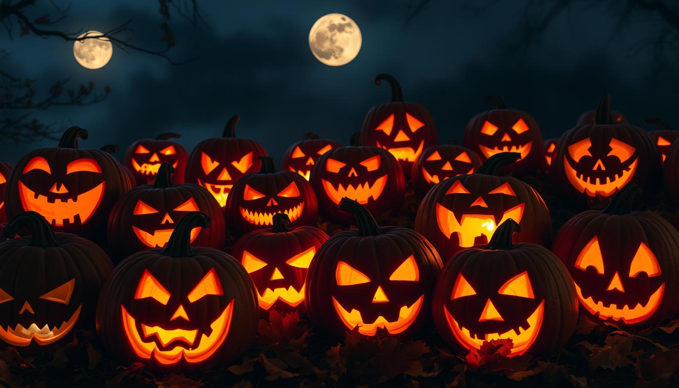 carved pumpkins for halloween Celtic traditions