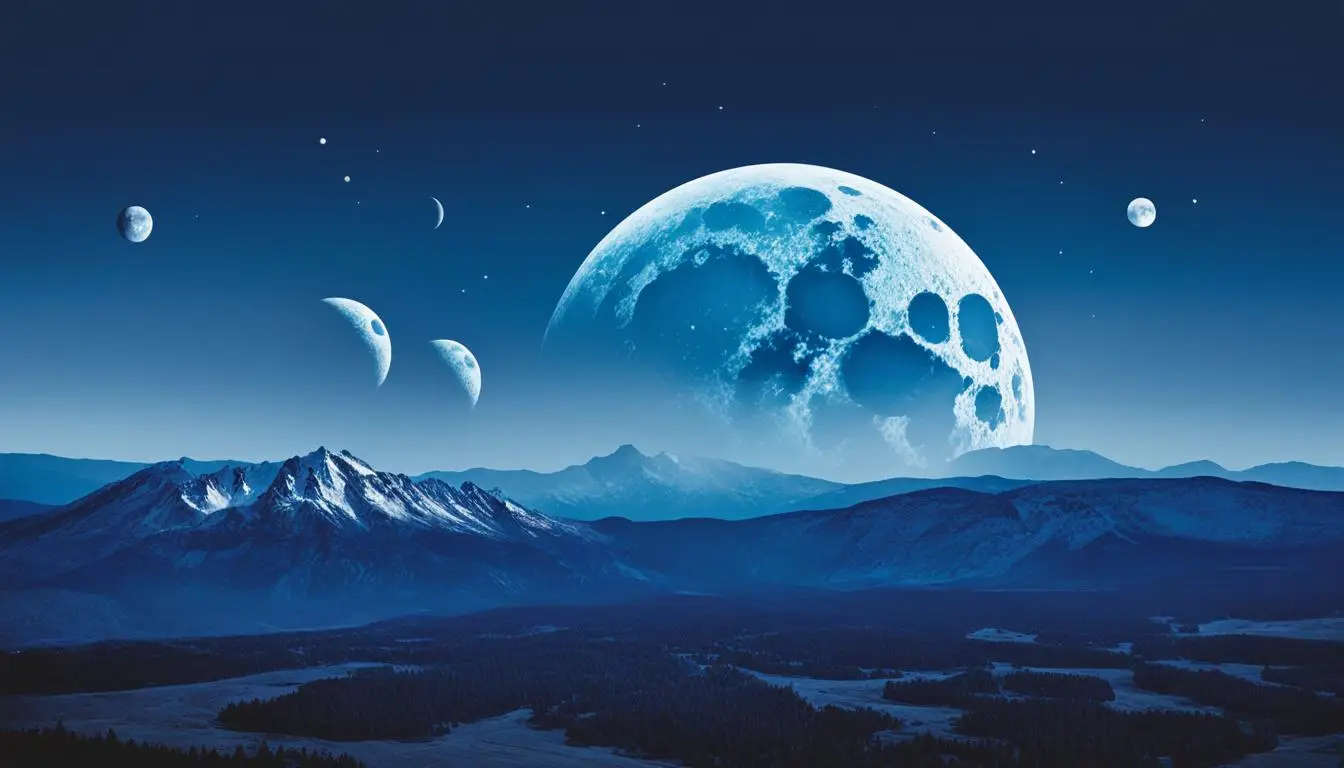 The formation of the Moon: moon phases effects