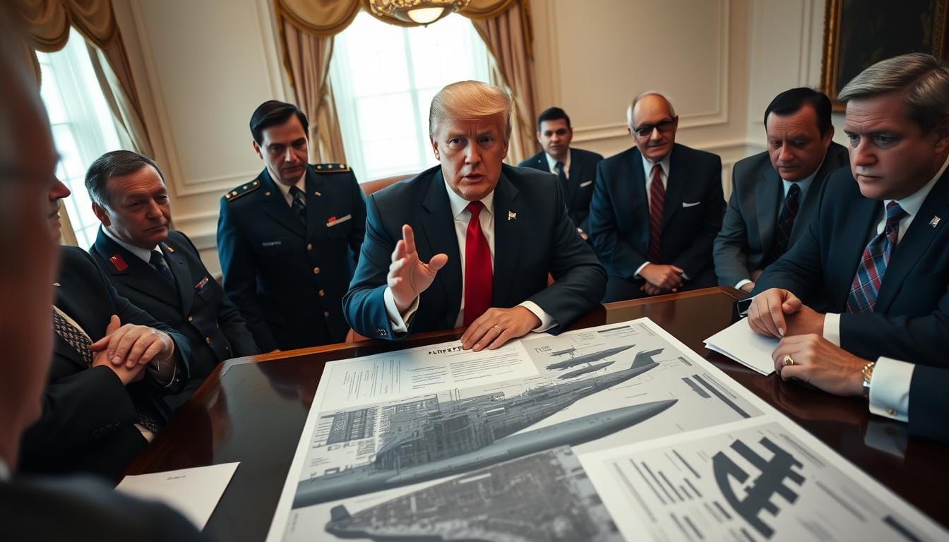 Trump Discusses Nuclear Subs Trump Discusses Nuclear Subs